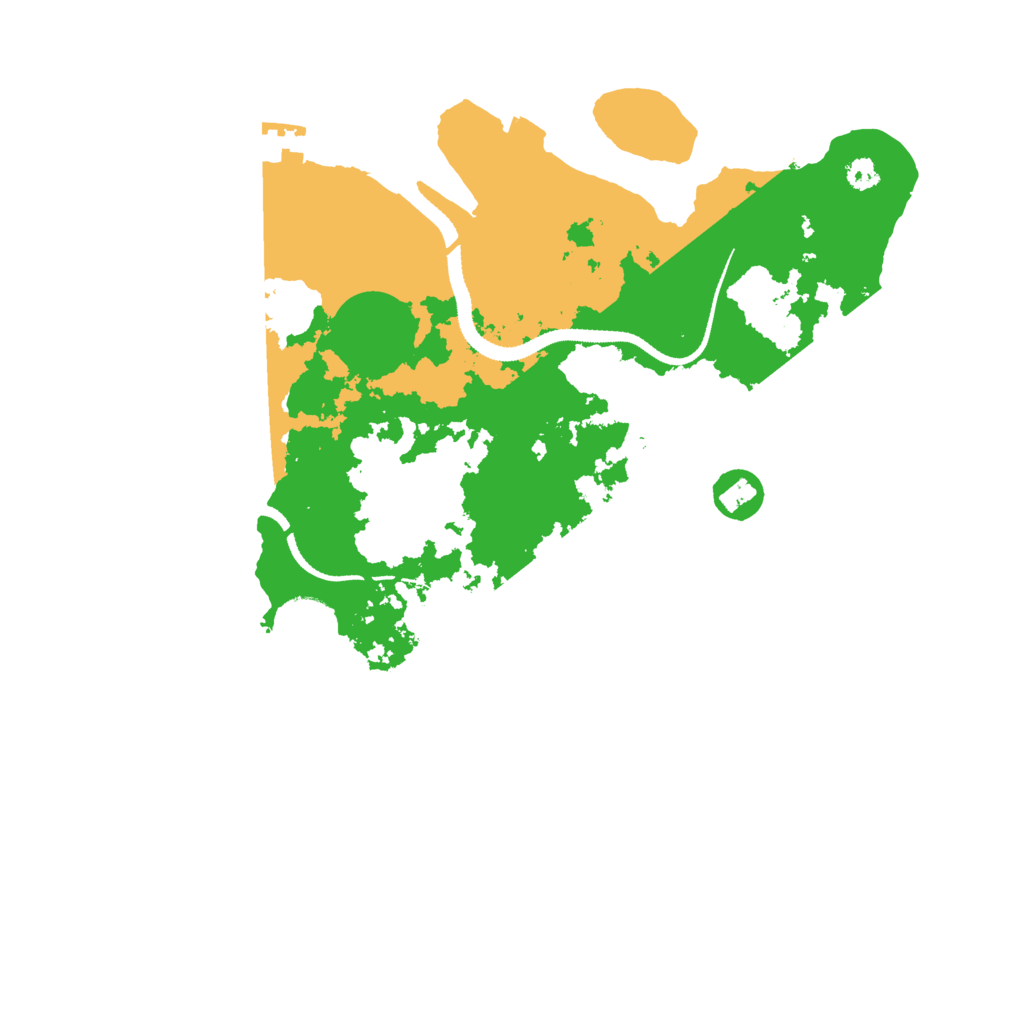 Biome Rust Map: Procedural Map, Size: 3250, Seed: 56732