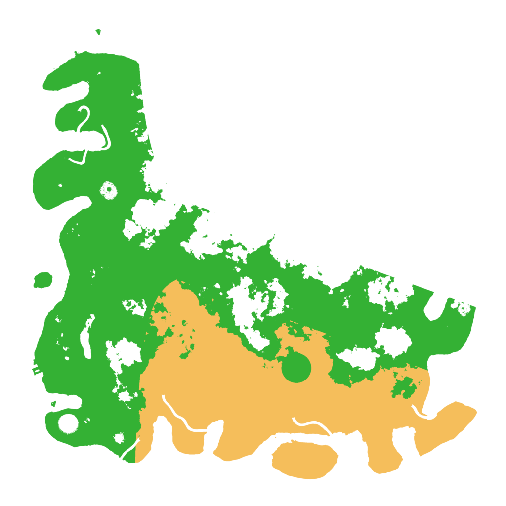 Biome Rust Map: Procedural Map, Size: 4500, Seed: 1261171225