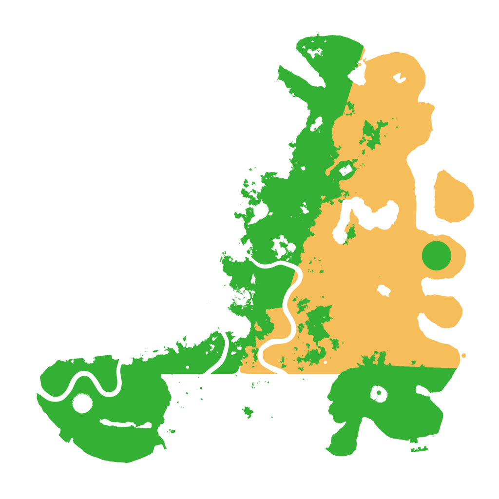Biome Rust Map: Procedural Map, Size: 4500, Seed: 120045808