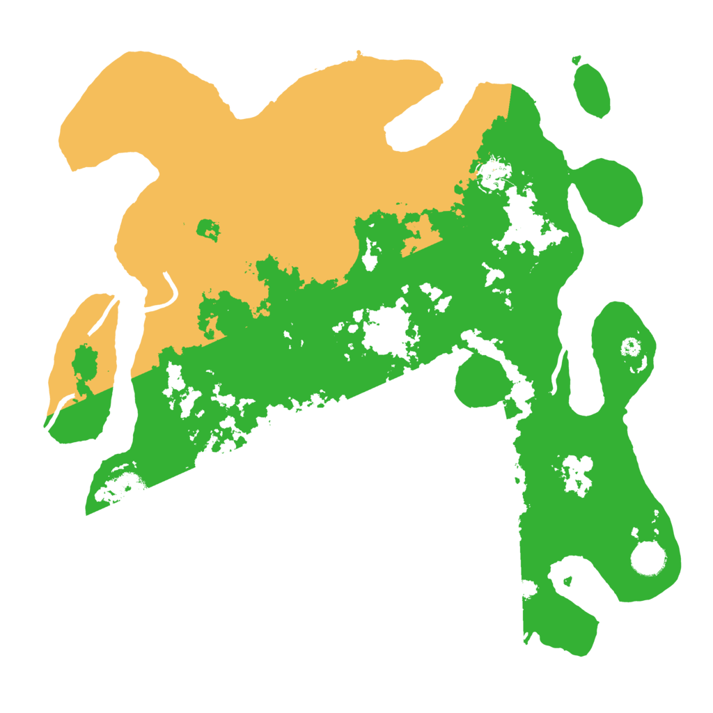 Biome Rust Map: Procedural Map, Size: 3700, Seed: 1656288696