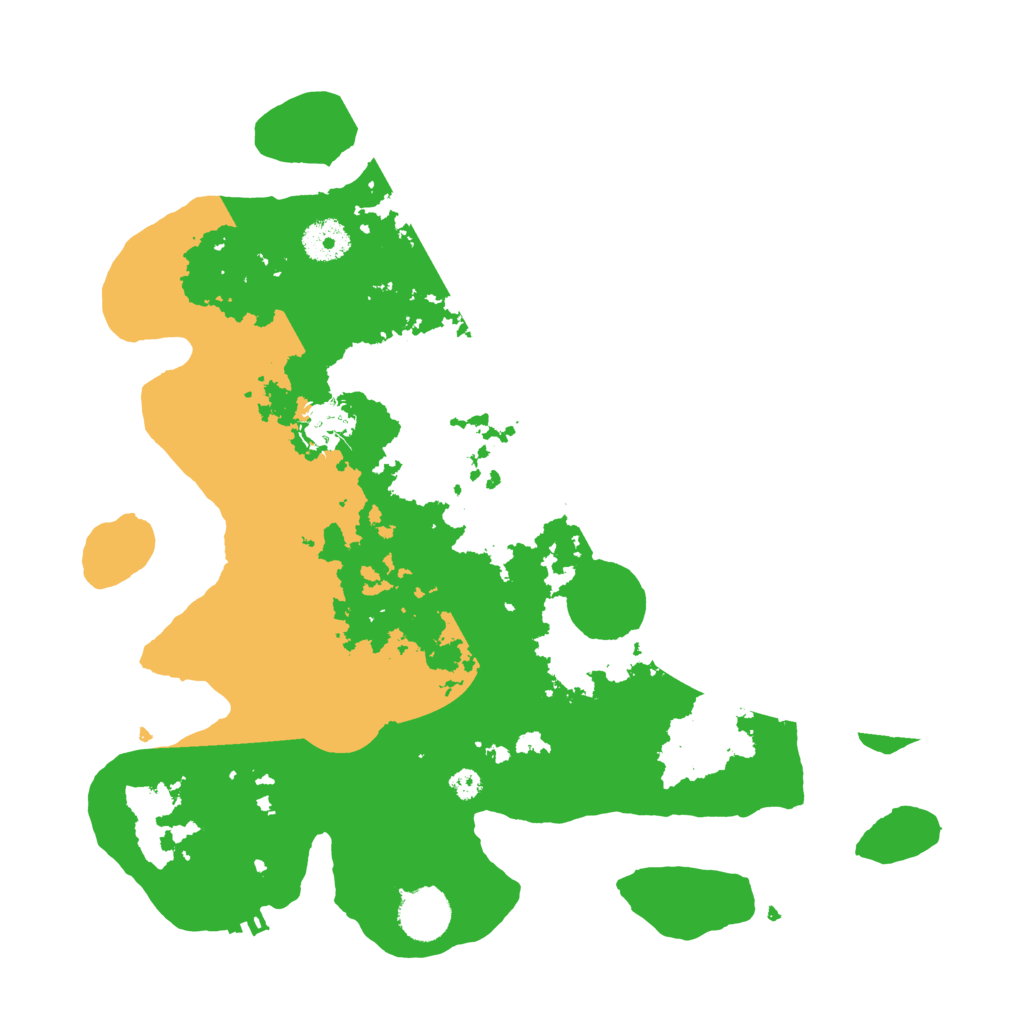 Biome Rust Map: Procedural Map, Size: 3500, Seed: 14813