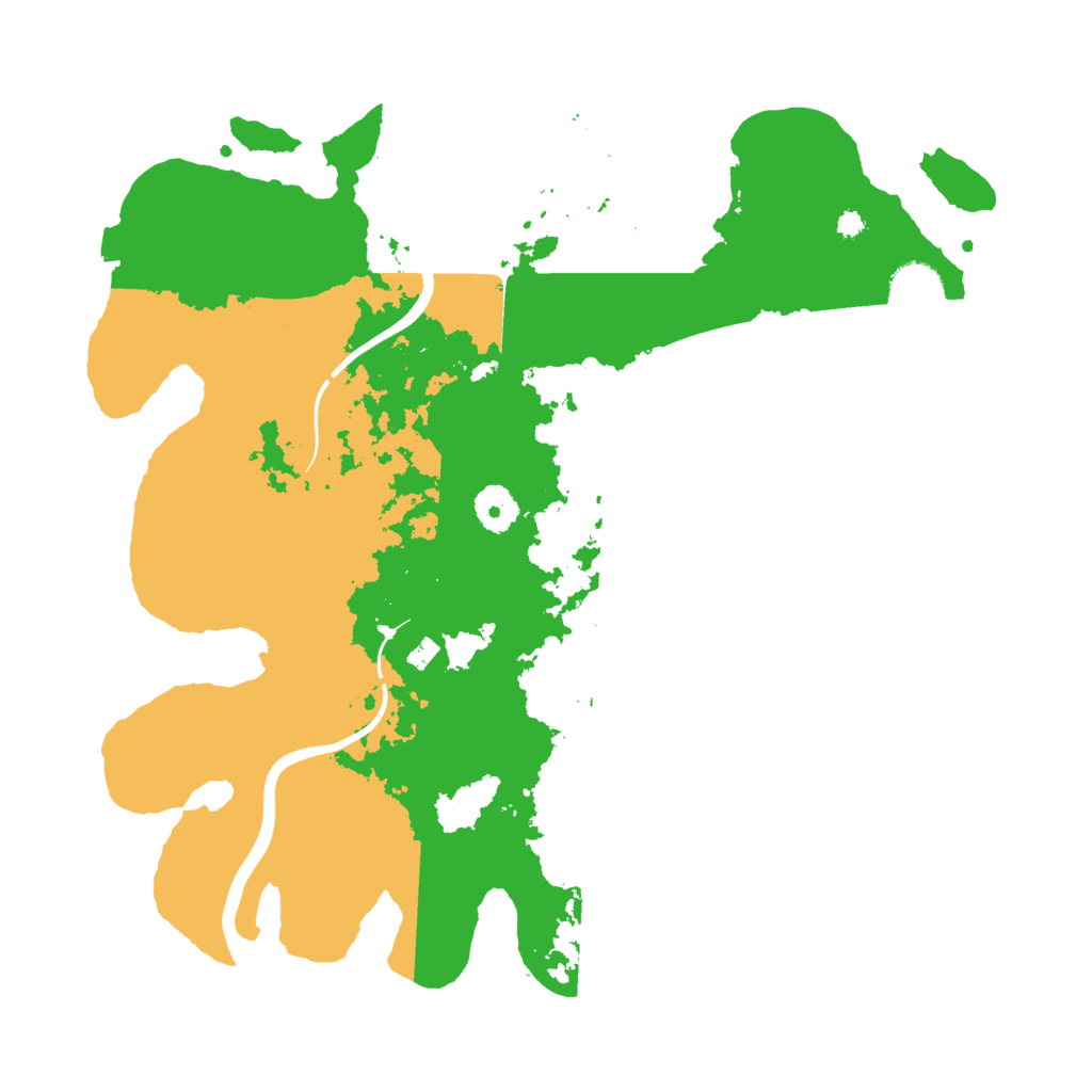 Biome Rust Map: Procedural Map, Size: 3700, Seed: 1425148419