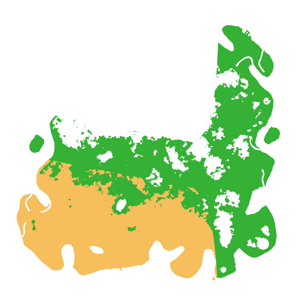 Biome Rust Map: Procedural Map, Size: 4500, Seed: 699564