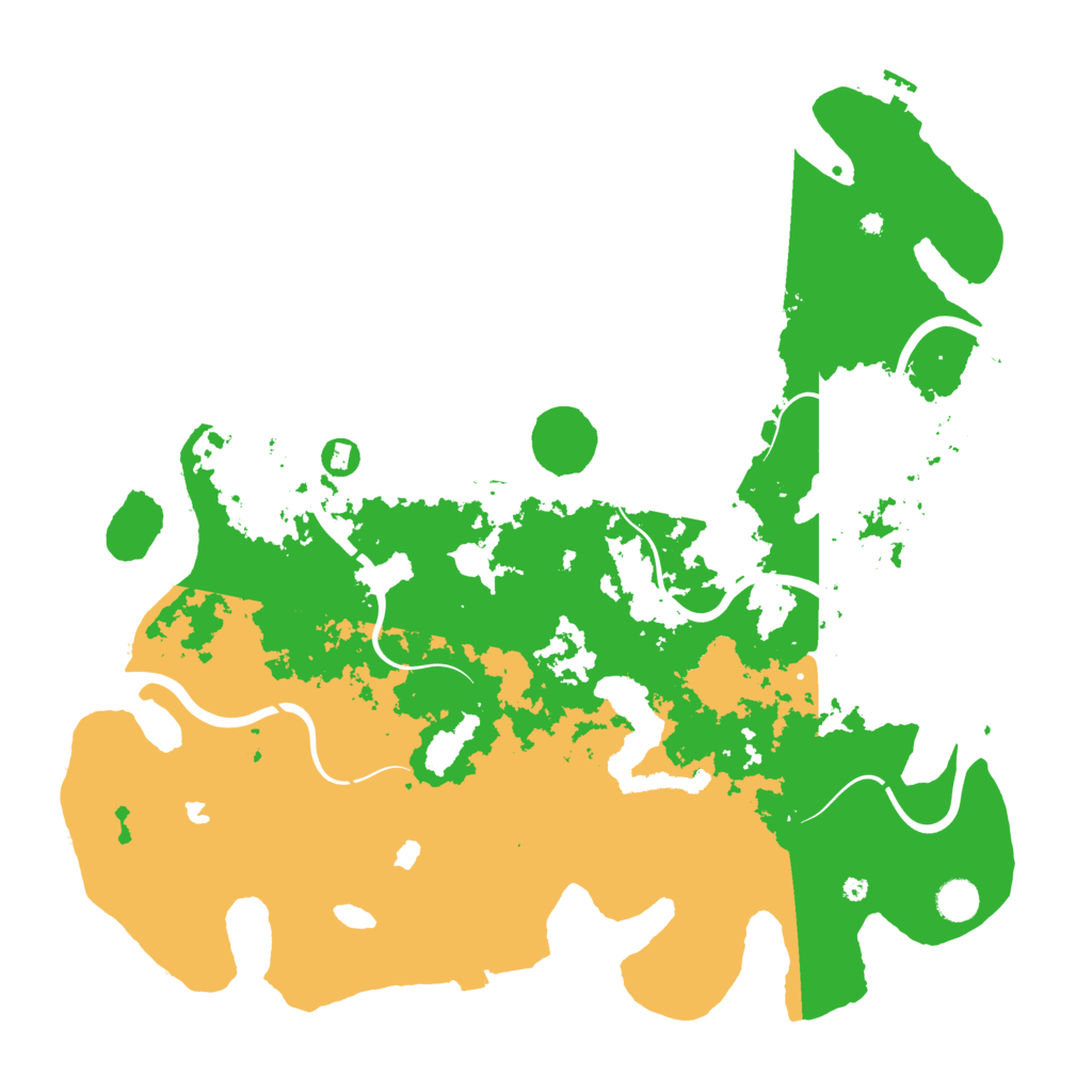 Biome Rust Map: Procedural Map, Size: 4500, Seed: 699564