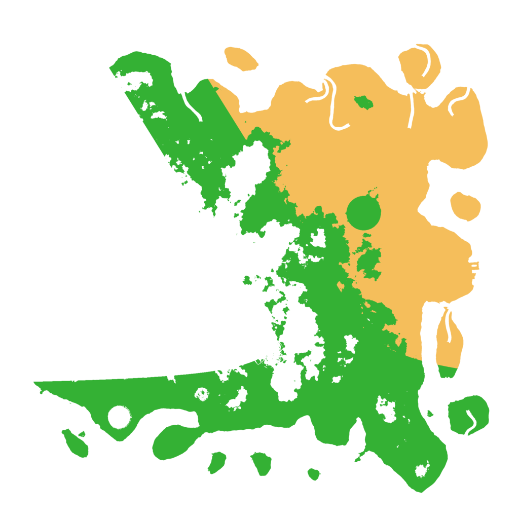 Biome Rust Map: Procedural Map, Size: 4000, Seed: 493281