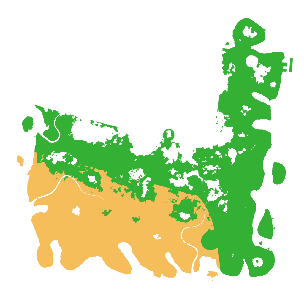 Biome Rust Map: Procedural Map, Size: 4500, Seed: 1124793926