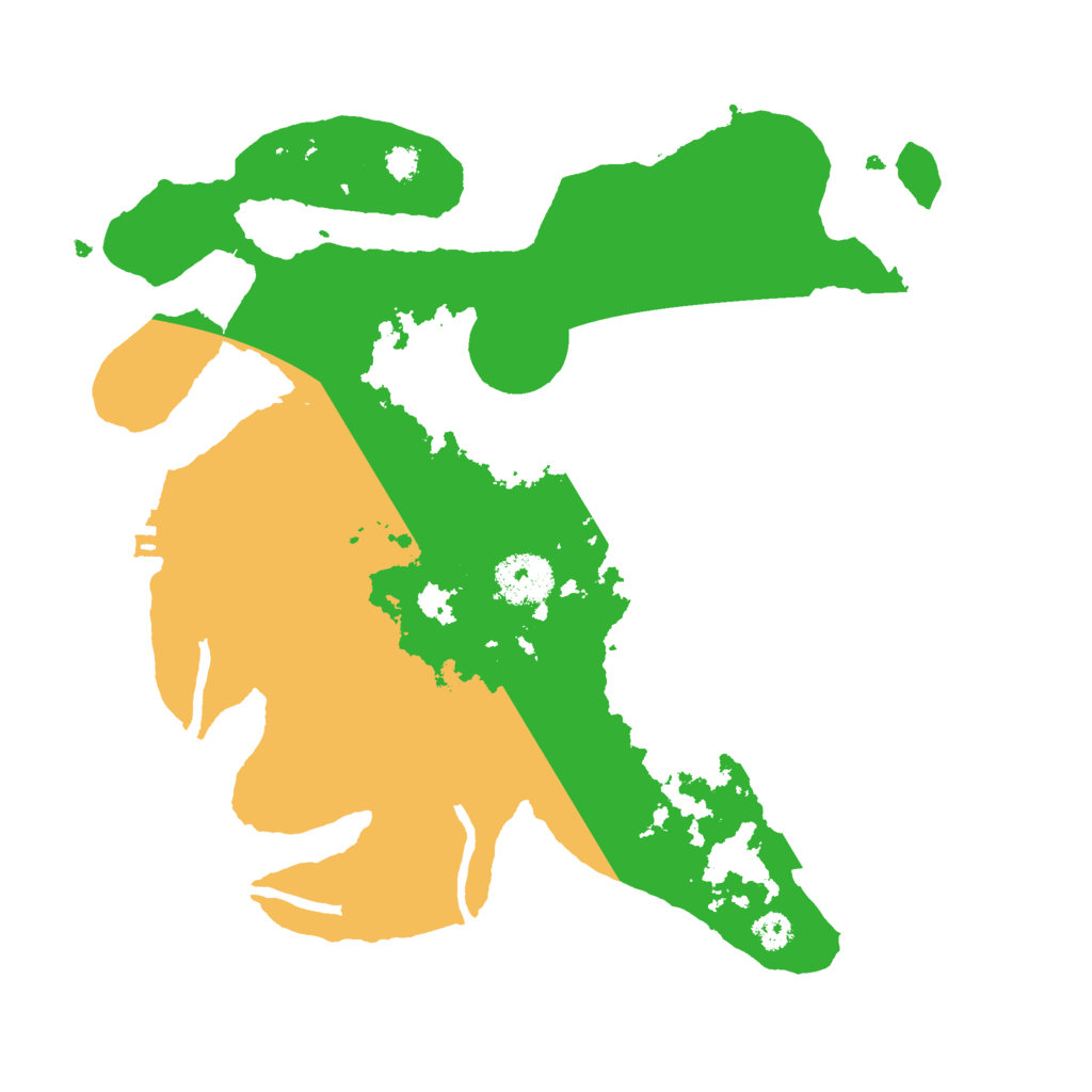 Biome Rust Map: Procedural Map, Size: 3000, Seed: 96290060