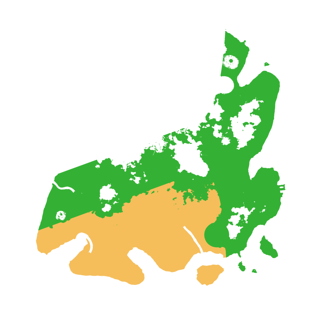 Biome Rust Map: Procedural Map, Size: 3300, Seed: 326345