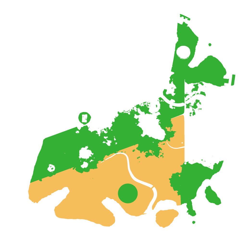 Biome Rust Map: Procedural Map, Size: 3300, Seed: 326345