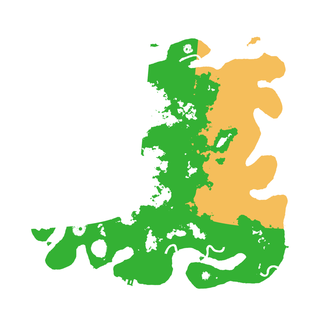 Biome Rust Map: Procedural Map, Size: 3500, Seed: 14419010