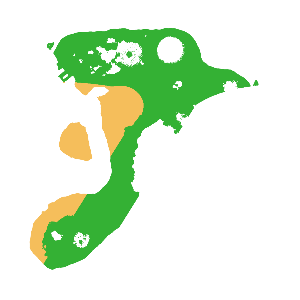 Biome Rust Map: Procedural Map, Size: 2000, Seed: 1140175069