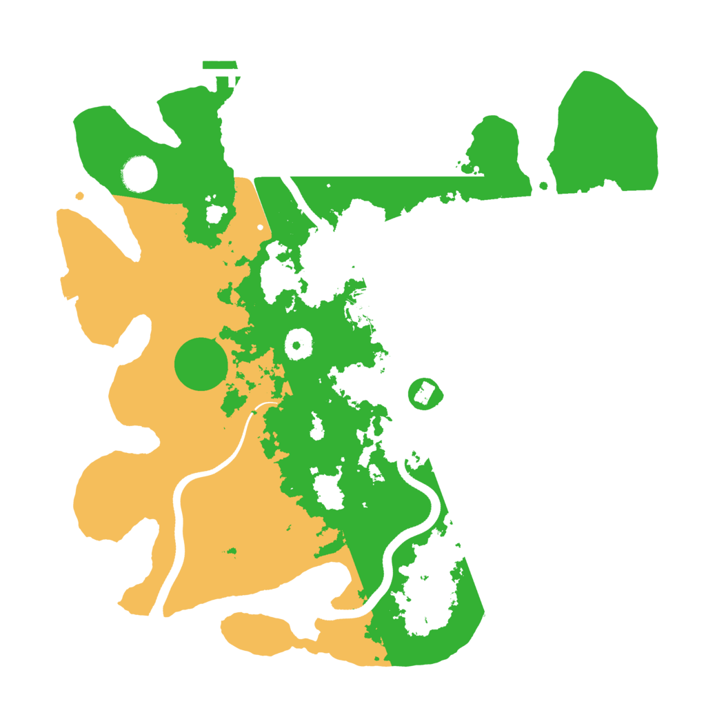 Biome Rust Map: Procedural Map, Size: 3500, Seed: 68703212