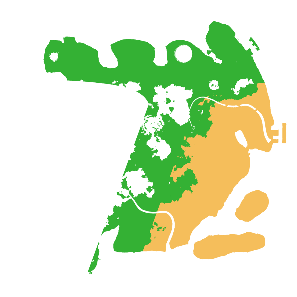 Biome Rust Map: Procedural Map, Size: 3000, Seed: 86594