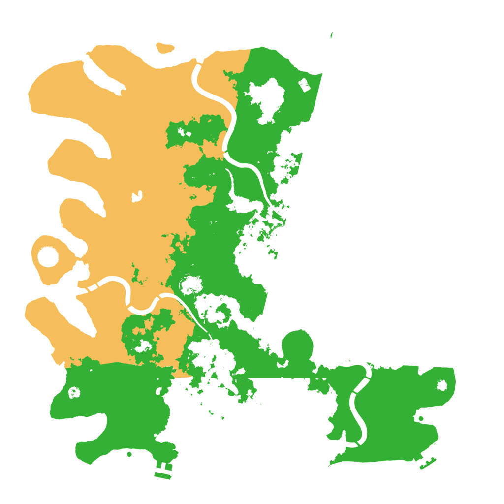 Biome Rust Map: Procedural Map, Size: 4250, Seed: 392709994
