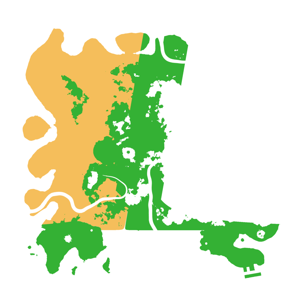 Biome Rust Map: Procedural Map, Size: 3750, Seed: 274274504