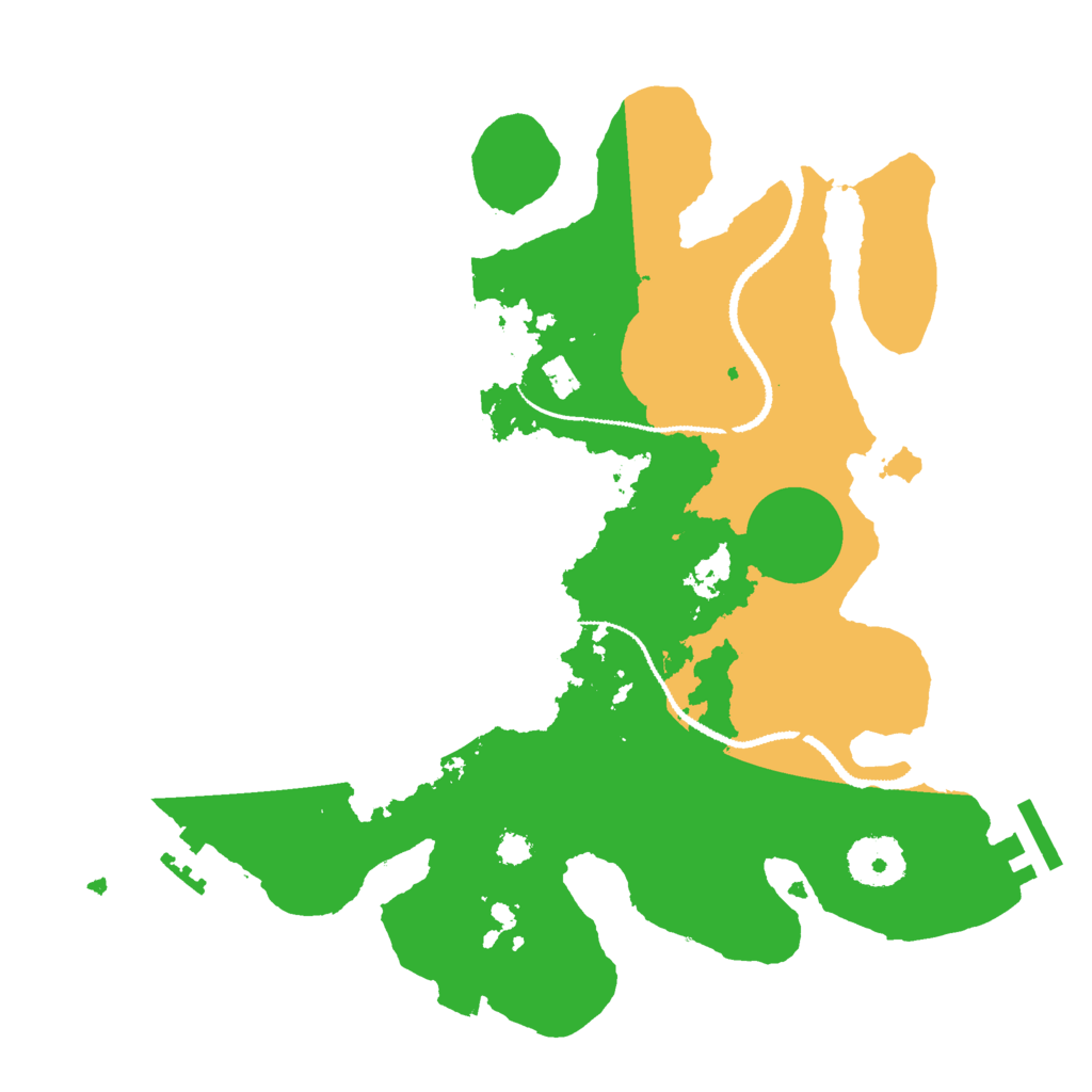 Biome Rust Map: Procedural Map, Size: 3000, Seed: 854717
