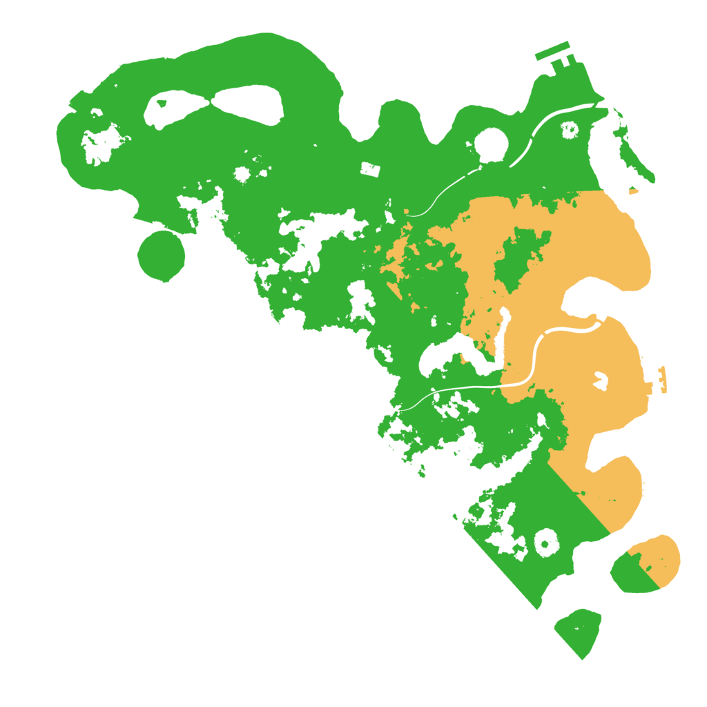 Biome Rust Map: Procedural Map, Size: 4000, Seed: 17212022