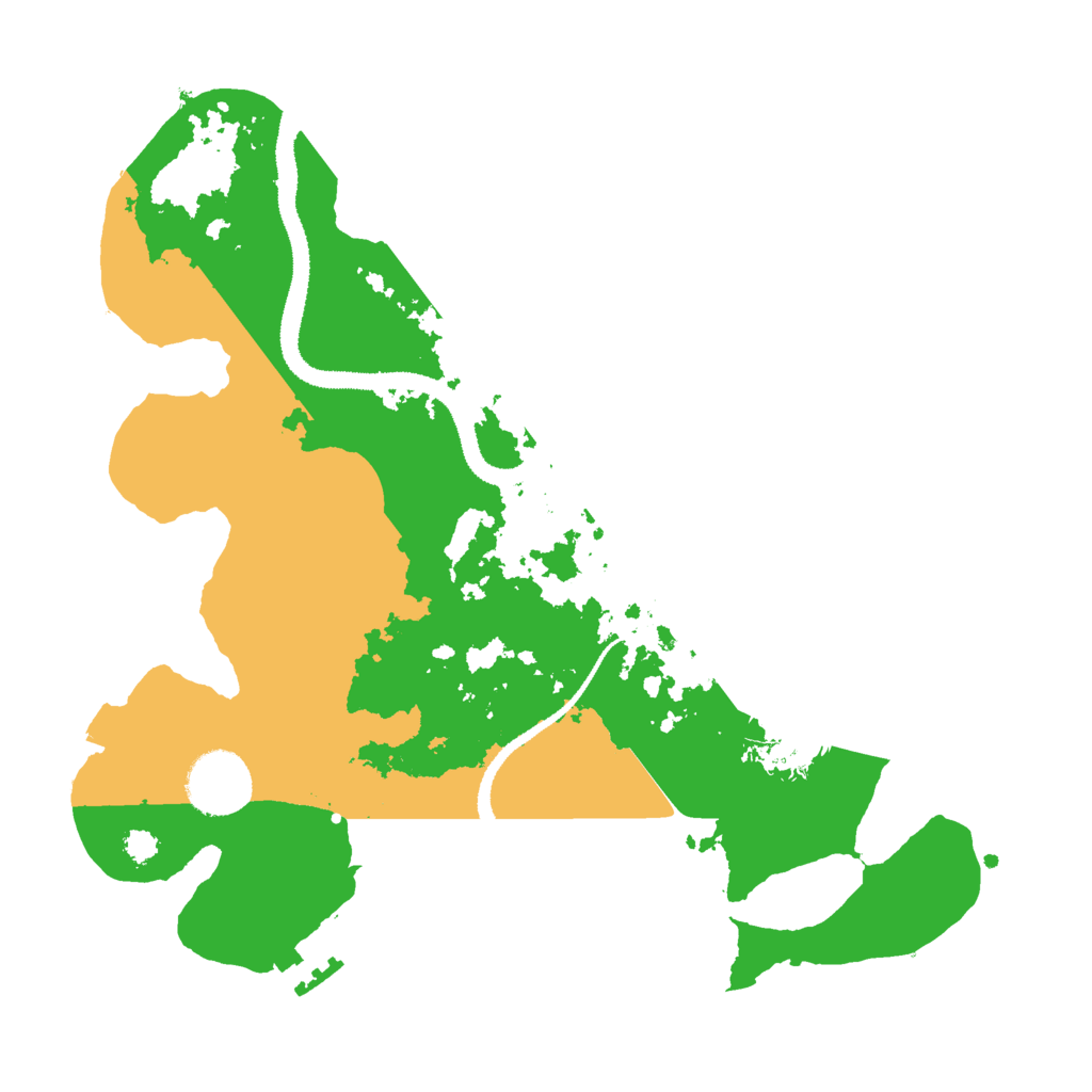 Biome Rust Map: Procedural Map, Size: 3000, Seed: 163540