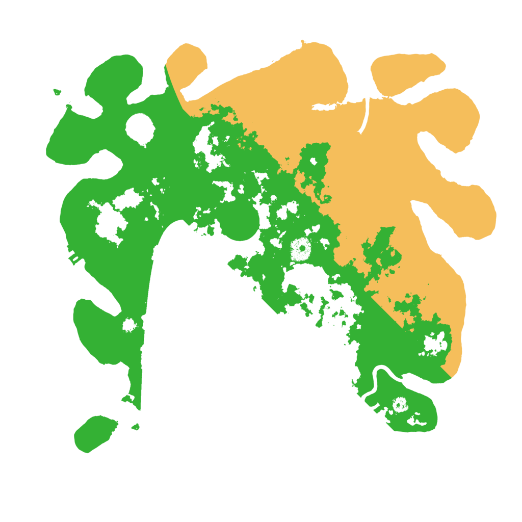 Biome Rust Map: Procedural Map, Size: 3500, Seed: 867560914