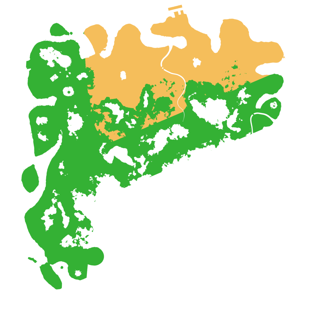 Biome Rust Map: Procedural Map, Size: 4500, Seed: 1123581321