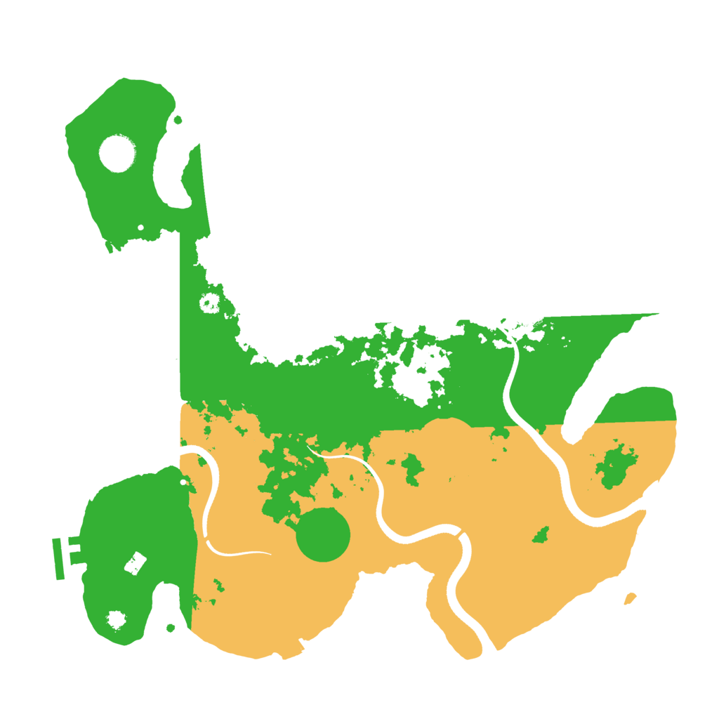 Biome Rust Map: Procedural Map, Size: 3500, Seed: 700236506