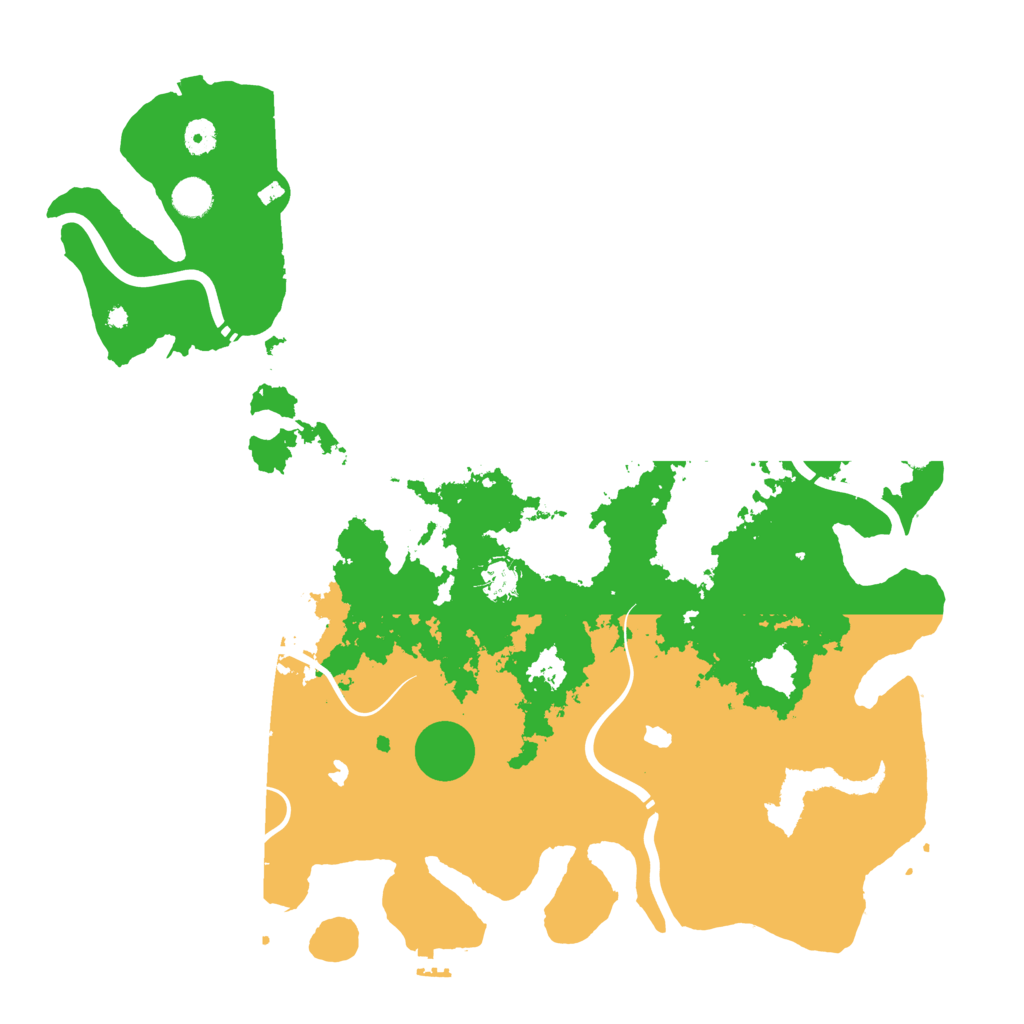 Biome Rust Map: Procedural Map, Size: 4500, Seed: 13347