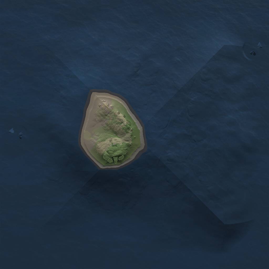 Rust Map: Procedural Map, Size: 1000, Seed: 1778701909, 3 Monuments