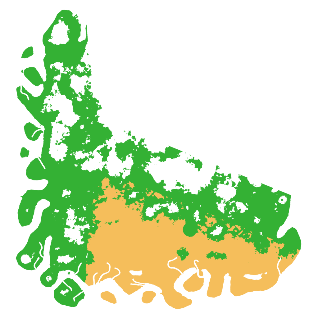 Biome Rust Map: Procedural Map, Size: 6000, Seed: 11224