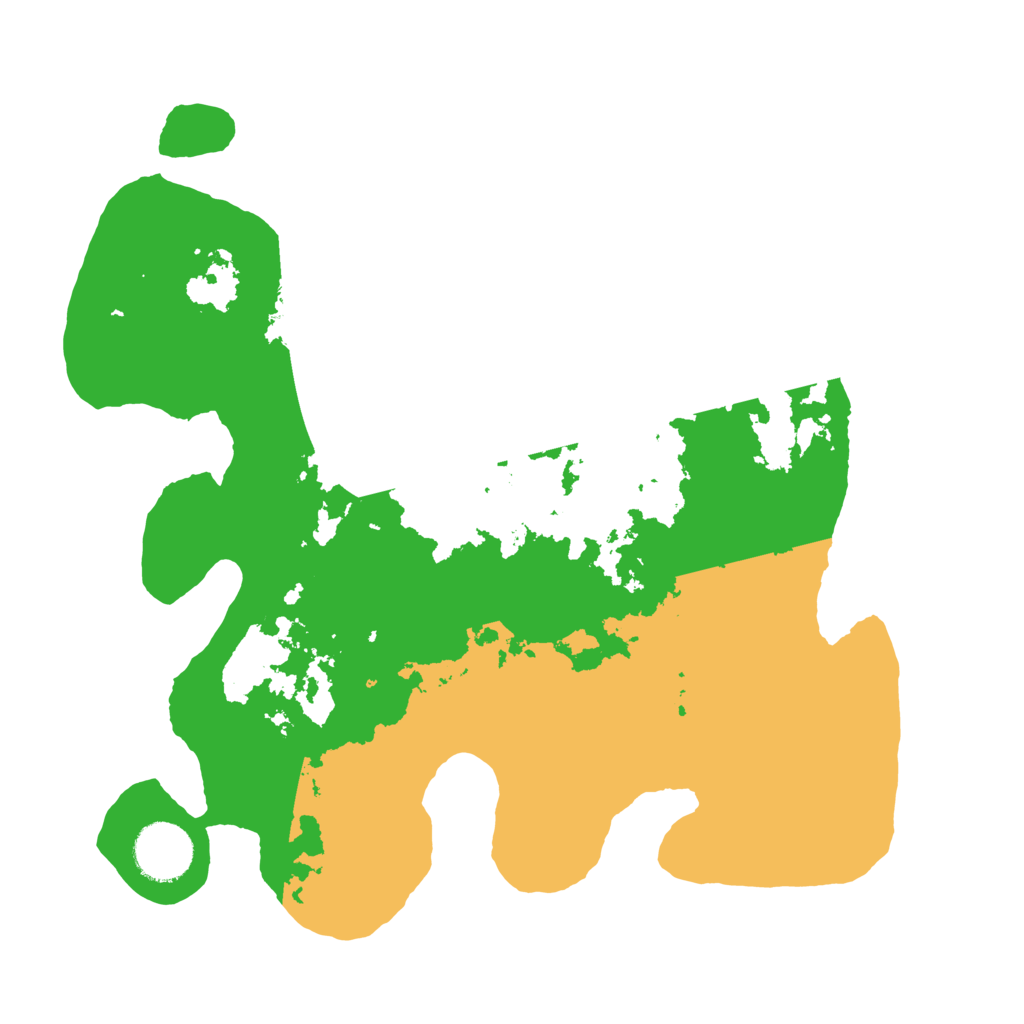 Biome Rust Map: Barren, Size: 3081, Seed: 1