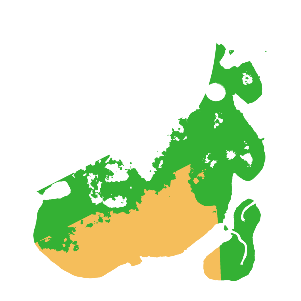 Biome Rust Map: Procedural Map, Size: 3000, Seed: 6349025