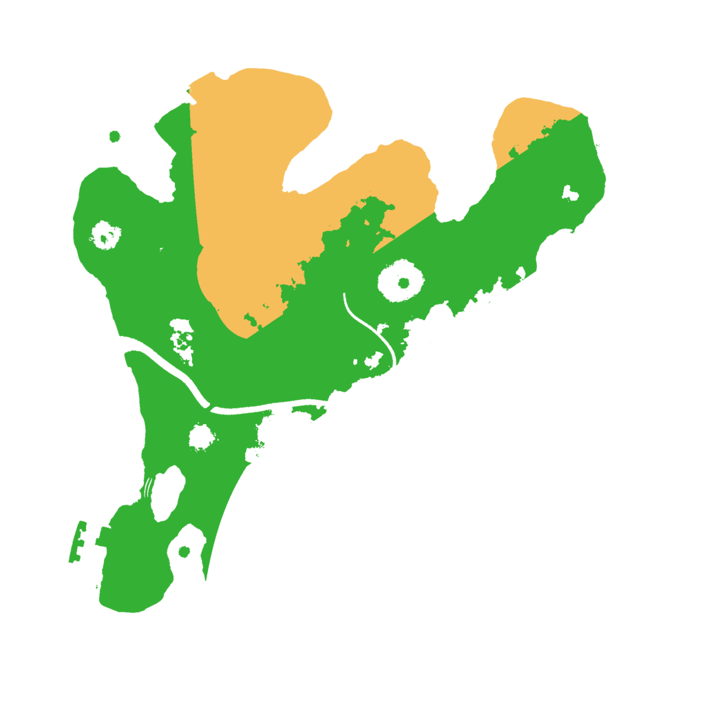 Biome Rust Map: Procedural Map, Size: 2500, Seed: 1996946037