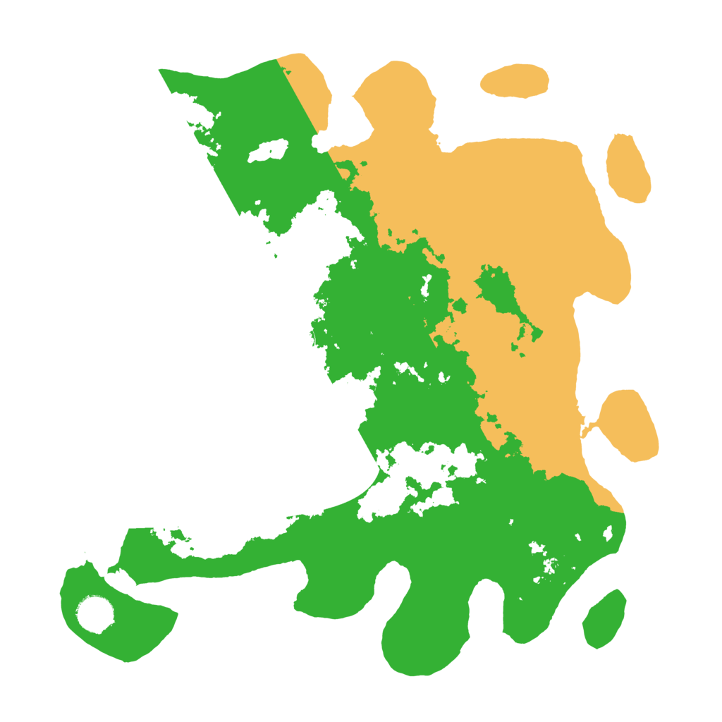Biome Rust Map: Barren, Size: 3500, Seed: 639159342