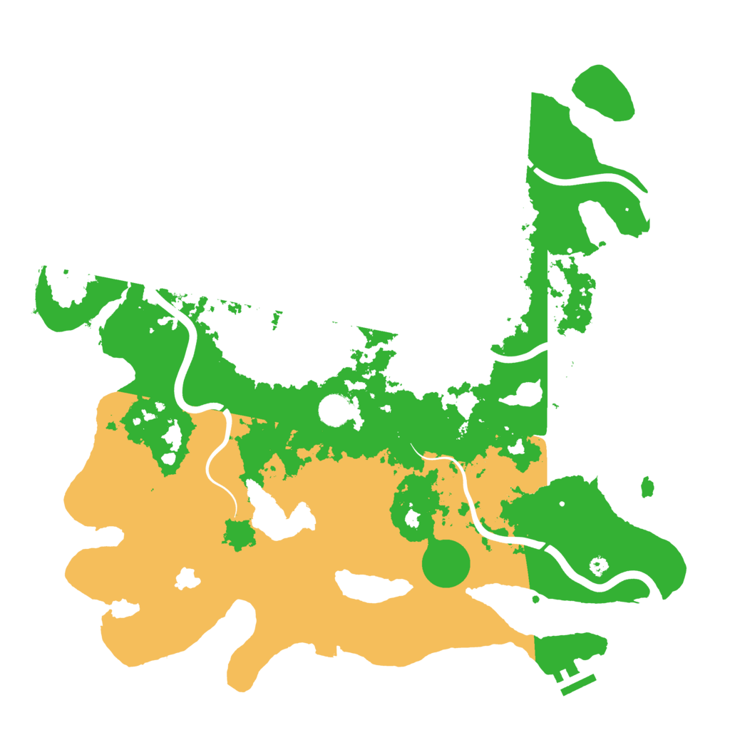 Biome Rust Map: Procedural Map, Size: 4000, Seed: 327