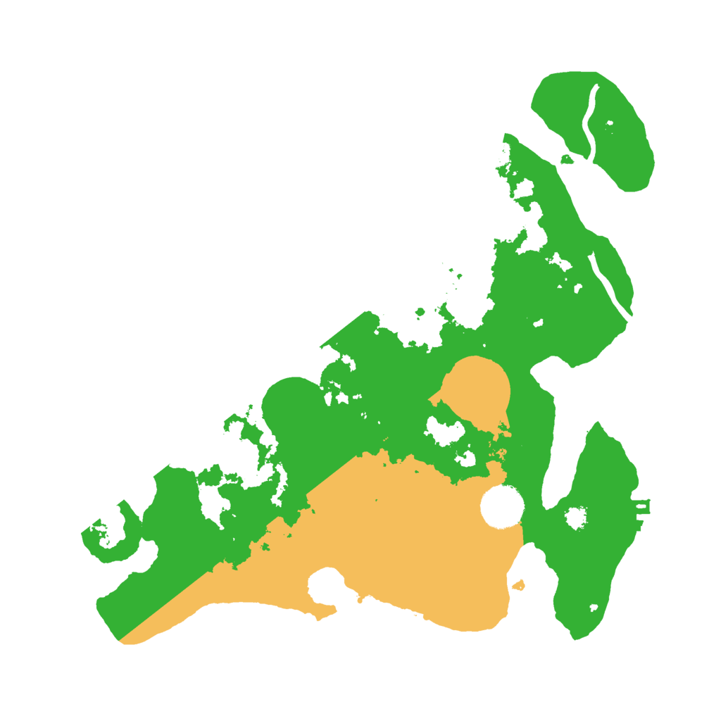 Biome Rust Map: Procedural Map, Size: 3000, Seed: 683606207