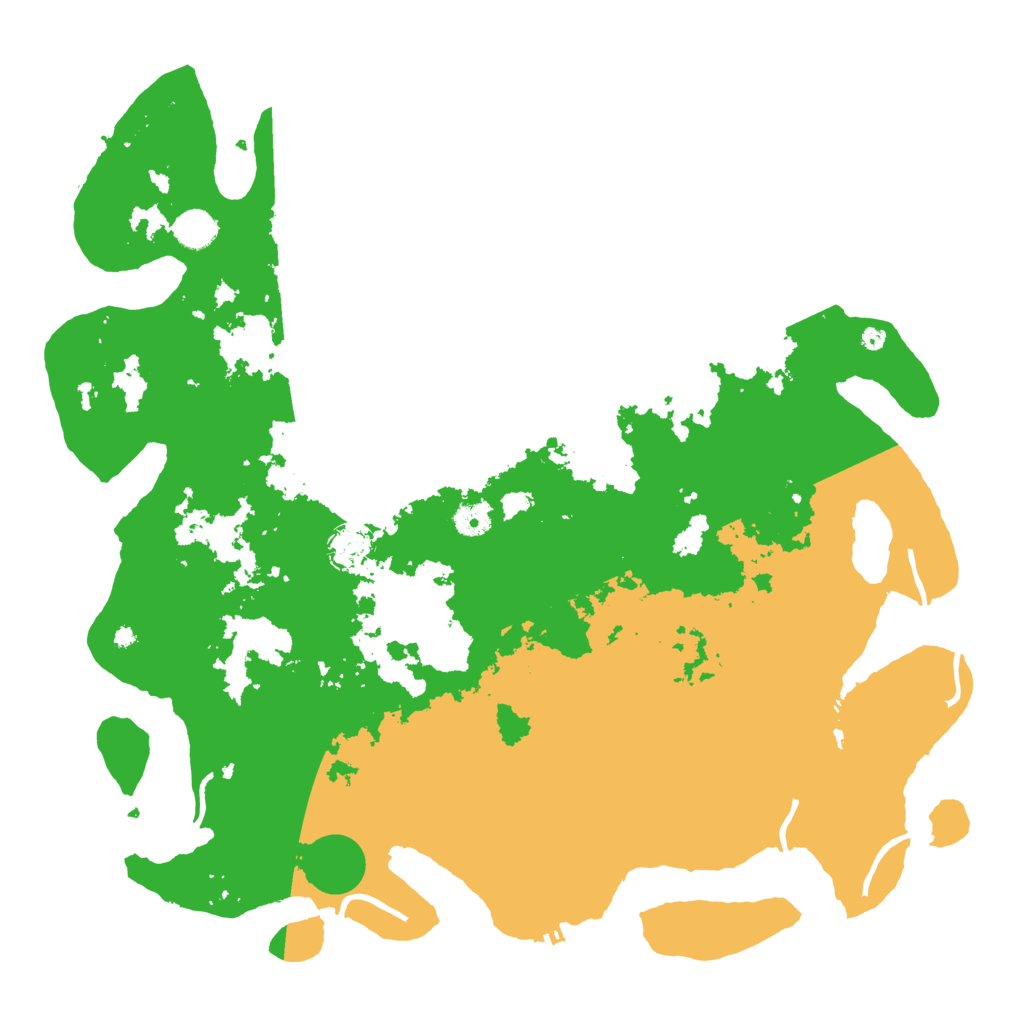 Biome Rust Map: Procedural Map, Size: 4500, Seed: 1267760683