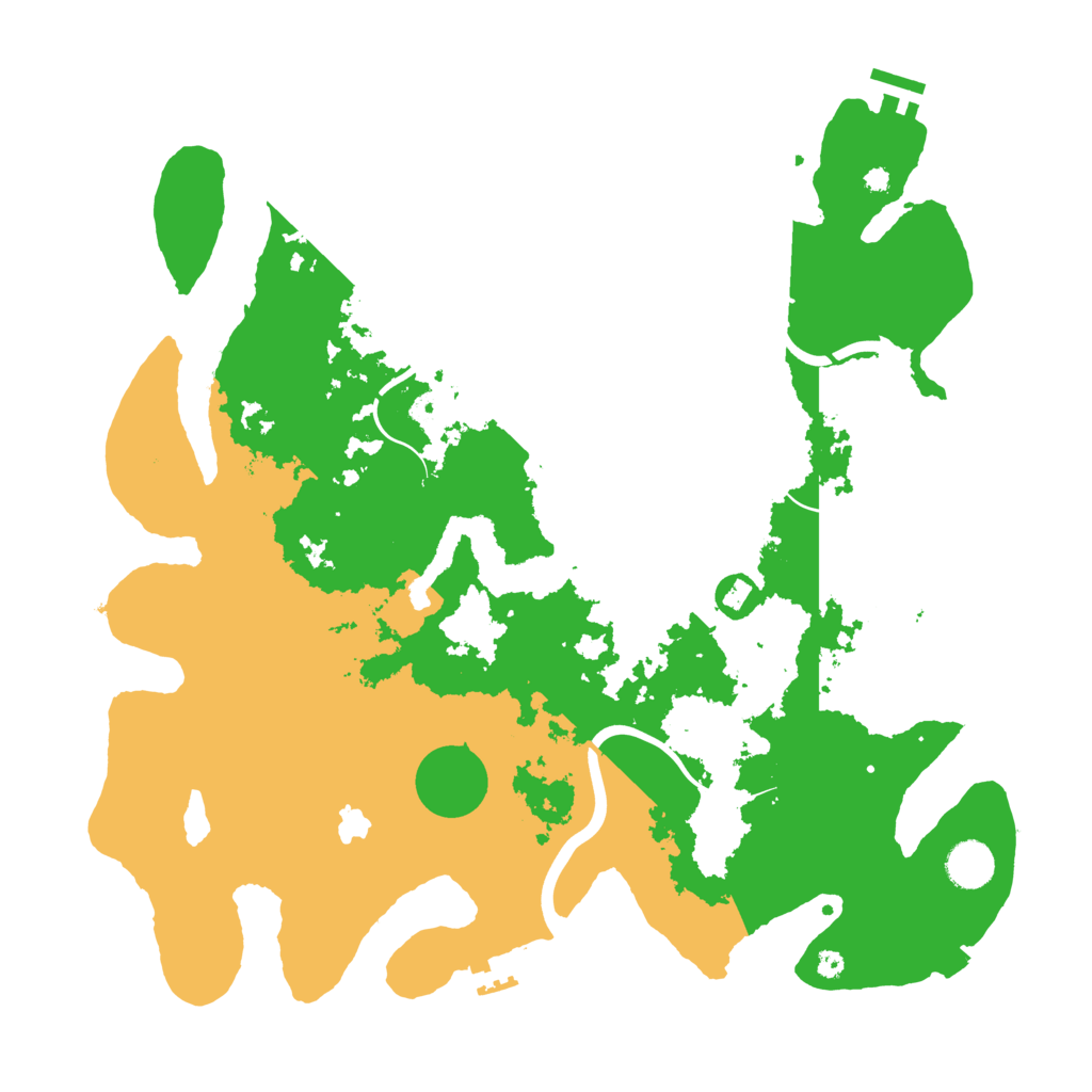 Biome Rust Map: Procedural Map, Size: 4000, Seed: 572559