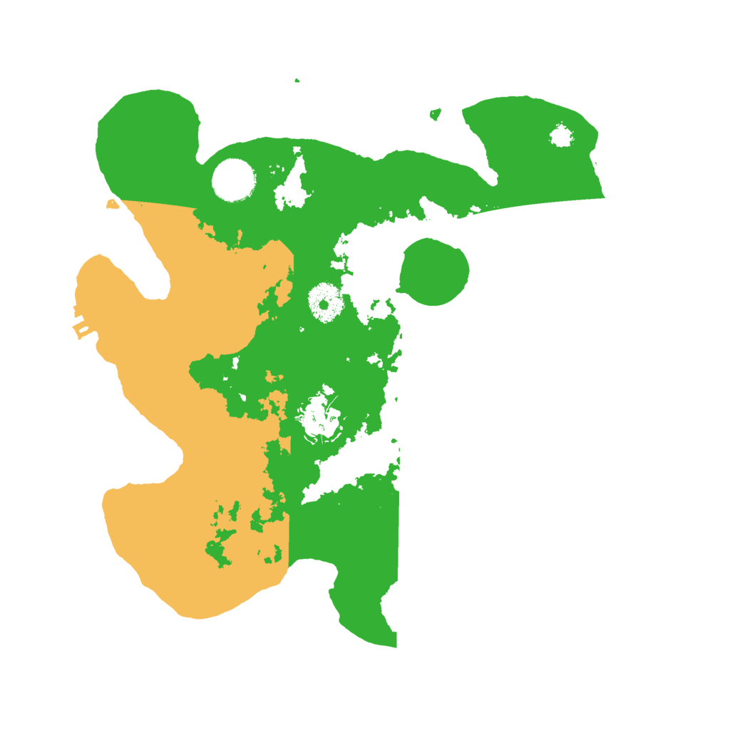 Biome Rust Map: Procedural Map, Size: 3000, Seed: 25141