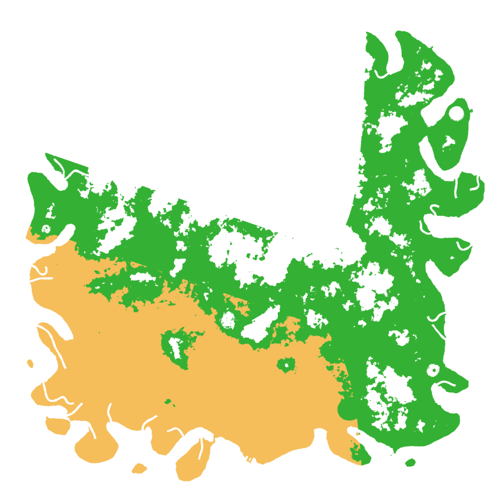 Biome Rust Map: Procedural Map, Size: 6000, Seed: 2546316