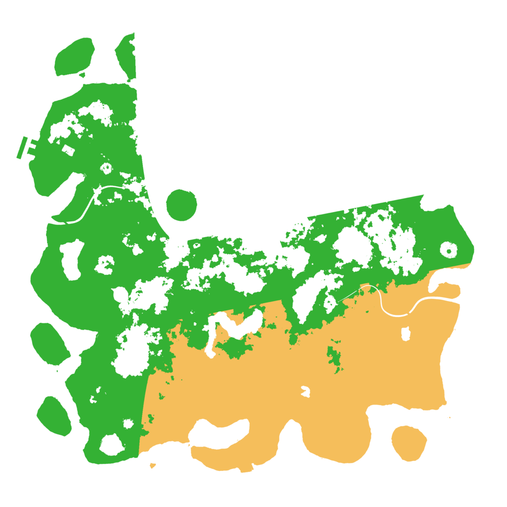 Biome Rust Map: Procedural Map, Size: 4500, Seed: 1002561782