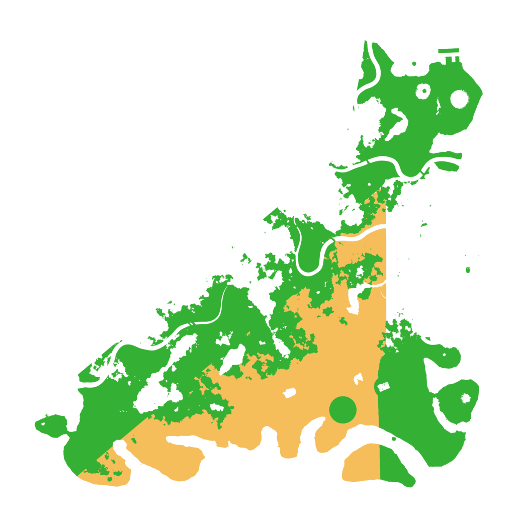 Biome Rust Map: Procedural Map, Size: 5000, Seed: 237753