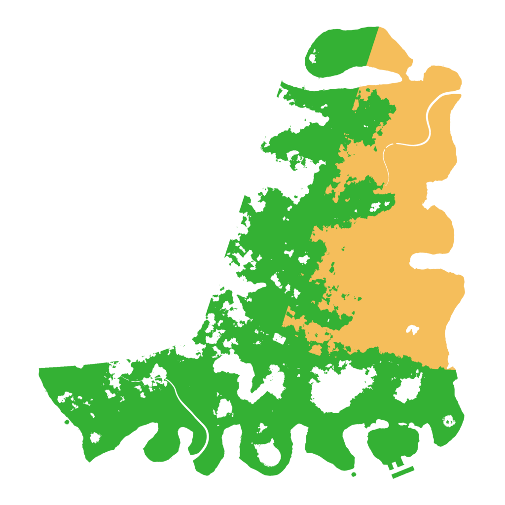 Biome Rust Map: Procedural Map, Size: 4400, Seed: 1109154771