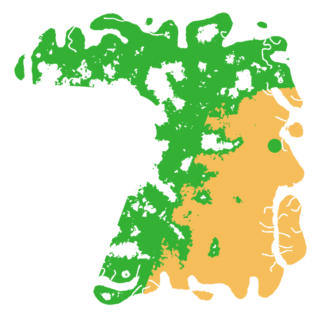 Biome Rust Map: Procedural Map, Size: 6000, Seed: 3862689