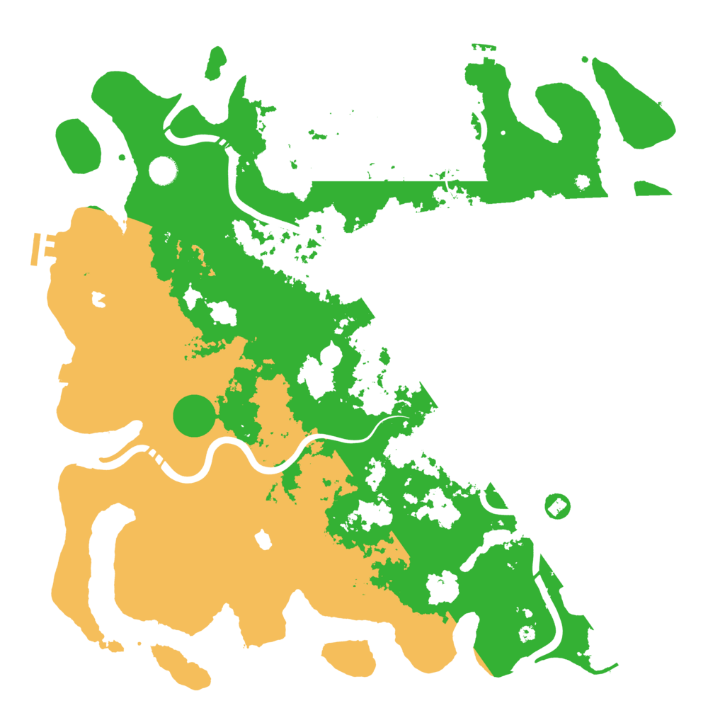 Biome Rust Map: Procedural Map, Size: 4500, Seed: 861304909