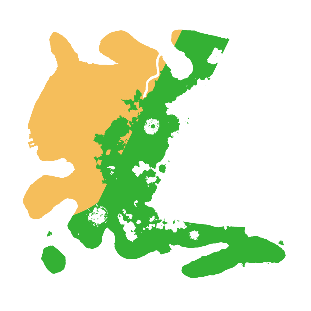 Biome Rust Map: Procedural Map, Size: 3000, Seed: 1366895155