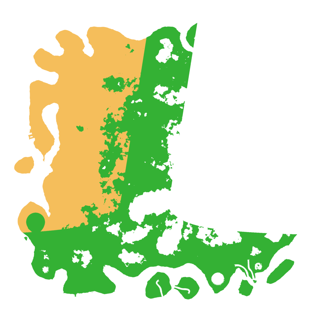 Biome Rust Map: Procedural Map, Size: 4500, Seed: 208141101