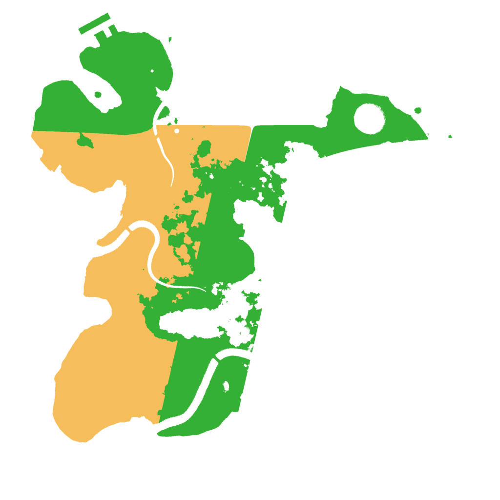 Biome Rust Map: Procedural Map, Size: 3000, Seed: 18276