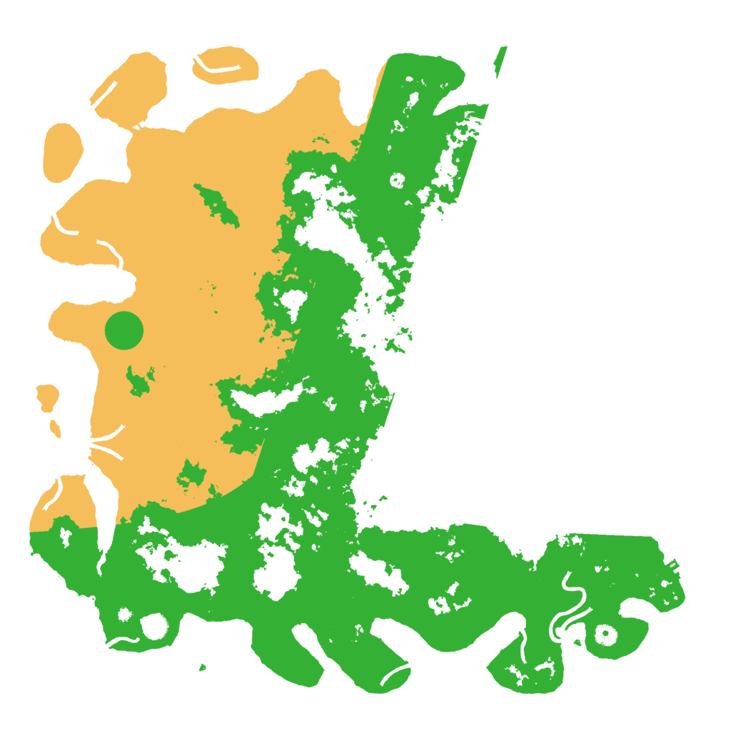 Biome Rust Map: Procedural Map, Size: 5000, Seed: 598327