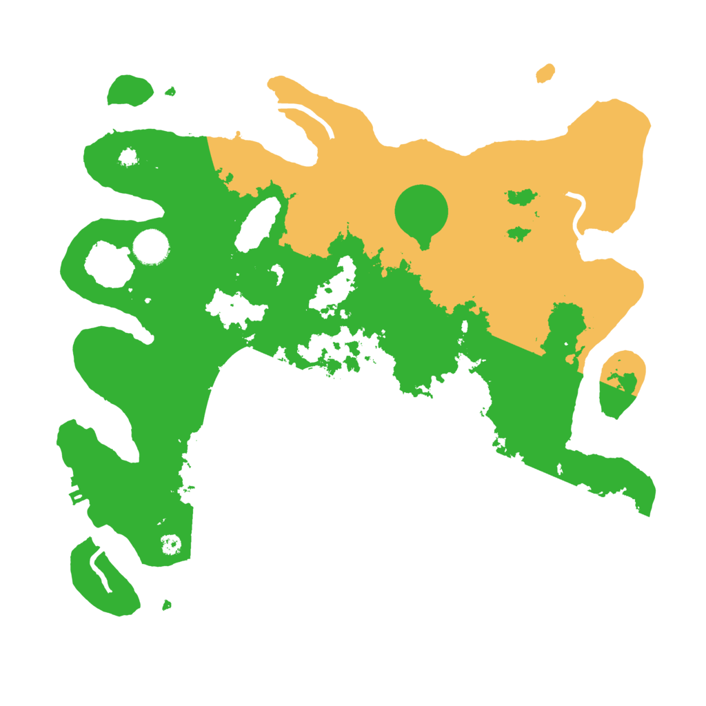 Biome Rust Map: Procedural Map, Size: 3500, Seed: 733238987