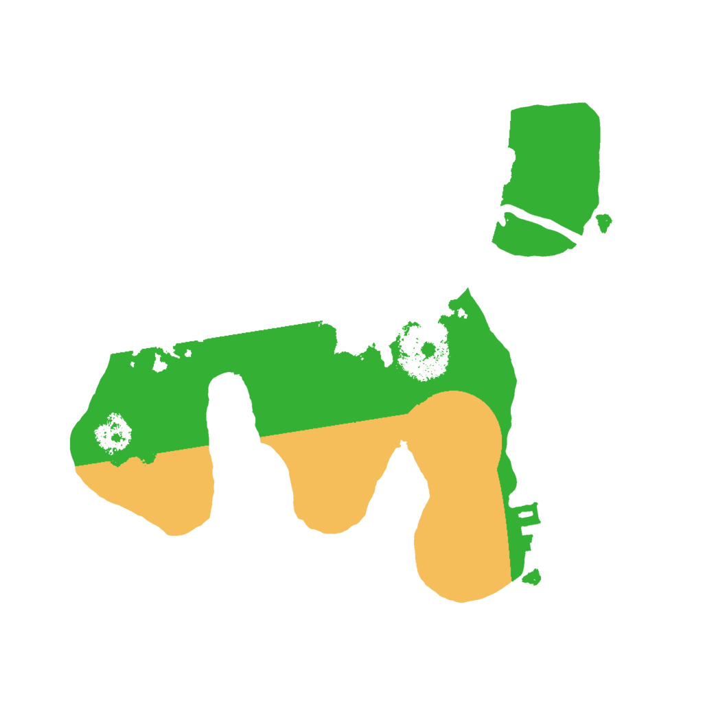 Biome Rust Map: Procedural Map, Size: 2000, Seed: 4548173