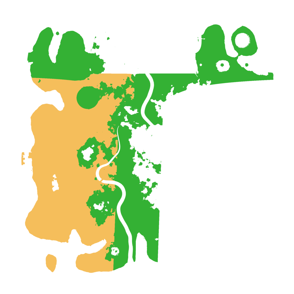 Biome Rust Map: Procedural Map, Size: 3500, Seed: 24194